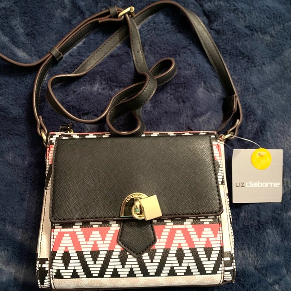Liz Claiborne NWT LC Janet Crossbody Mayan Temple Red - Picture 2 of 10